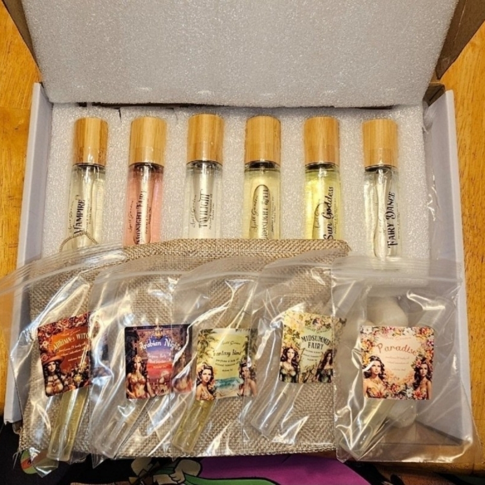 Set of 11 Spell Garden Body, Ritual, and/or Intention Oils - Picture 1 of 11